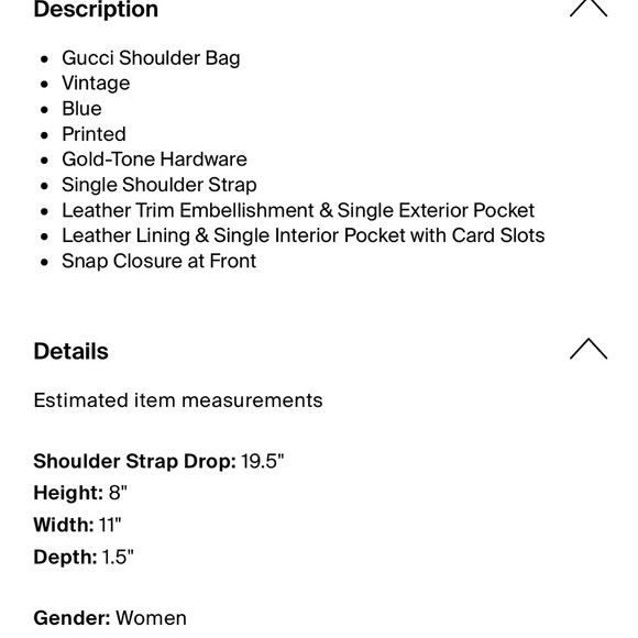 Gucci Shoulder Bag - Vintage - Picture 7 of 7